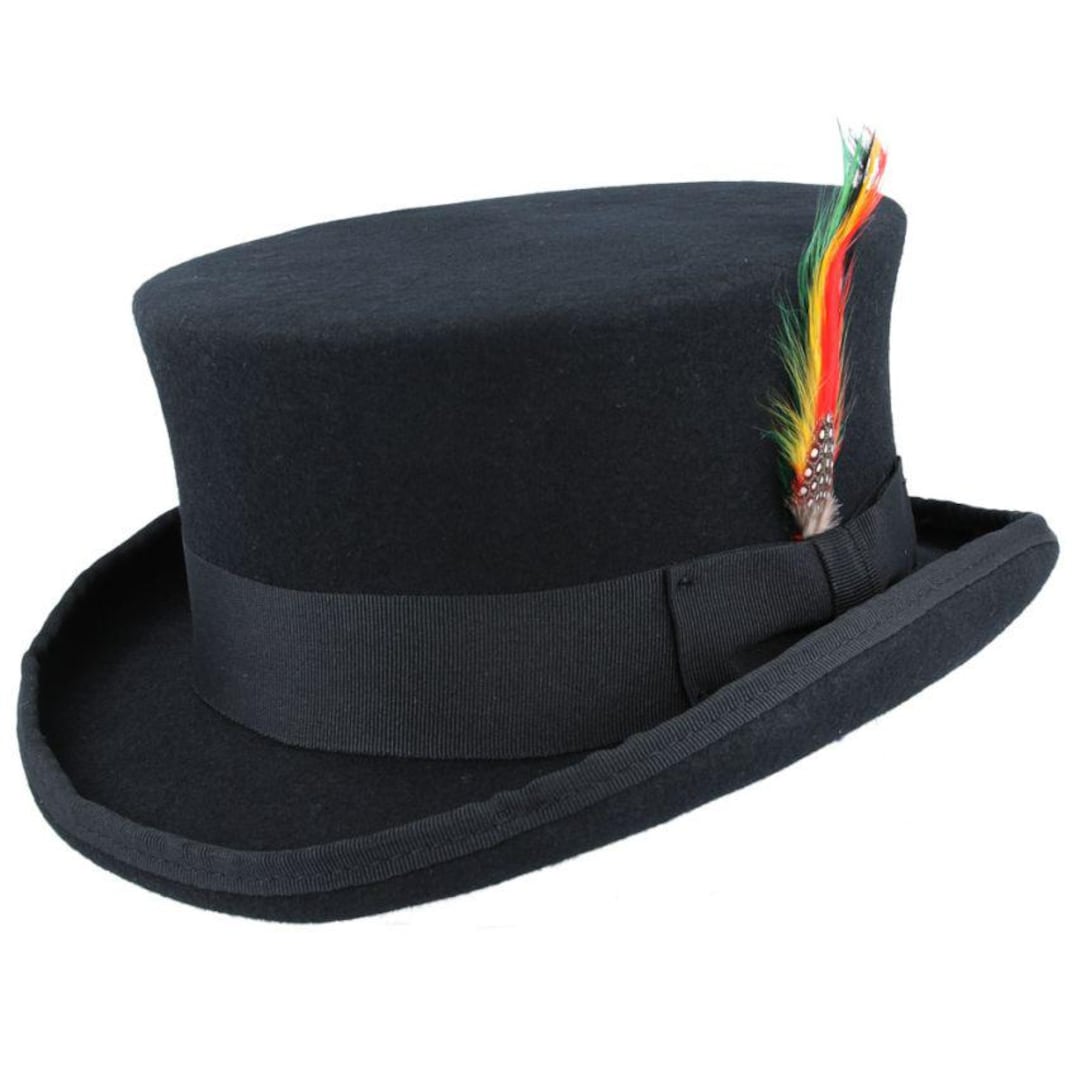 Wool Felt Top Hat - Etsy