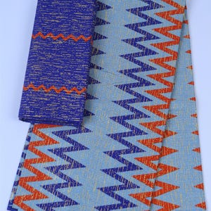 6 yards African print Ankara fabric with different design and colour  Ankara Fabric/ African Wax Fabric/ Cotton Wax Fabric