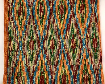 6 yards African Fabric / Kente Inspired fabric Ankara Print  Metallic Gold Ankara Fabric/ African Wax Fabric/ Cotton Wax Fabric