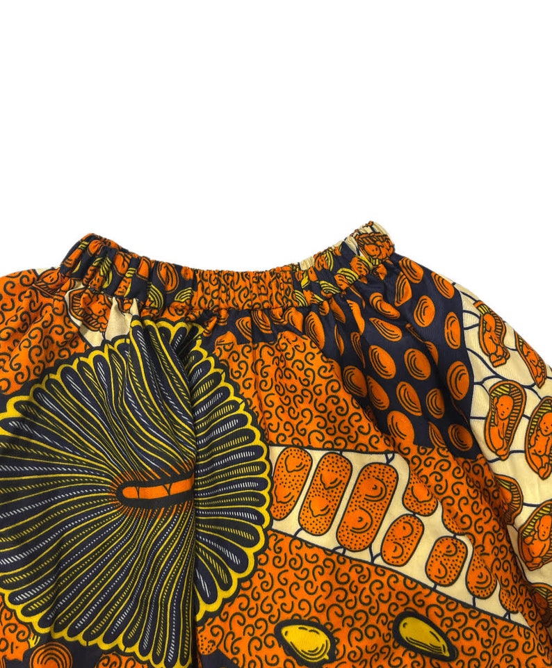 African Print Dress Baby, Infant African Print Skirt, Ankara Toddler dress, African Baby Party skirt image 2