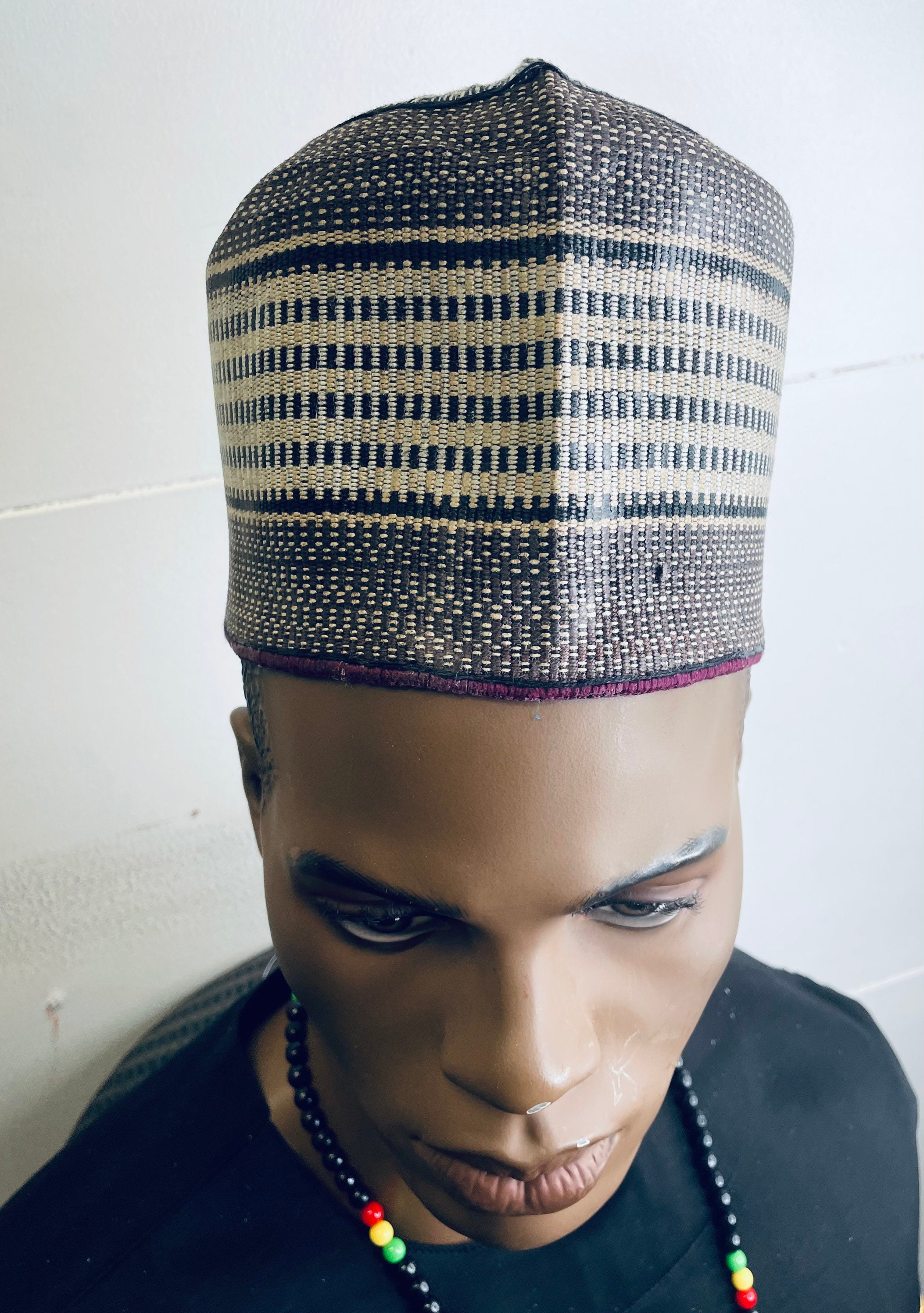 21.5 Inches Cap Size Handwoven Fulani 