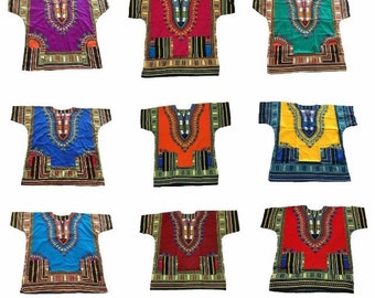 One Size unisex dashiki