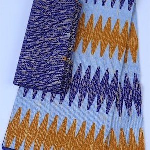 6 yards African print Ankara fabric with different design and colour  Ankara Fabric/ African Wax Fabric/ Cotton Wax Fabric