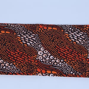 6 Meter Ankara-Stoff mit afrikanischem Druck / mehrfarbiger Ankara-Stoff / afrikanischer Wachsstoff / Baumwollwachsstoff