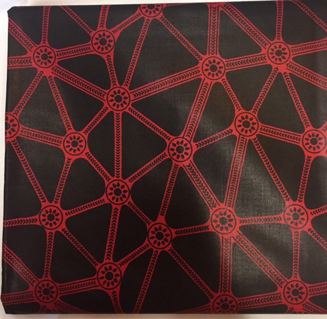 red and black ankara styles