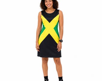 jamaican flag mesh dress Jamaican Flag maxi Dress