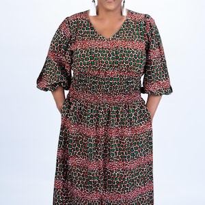 African A Tail Dress A-line | Ankara Print | Off Shoulder African Dress | Custom Made African Dress