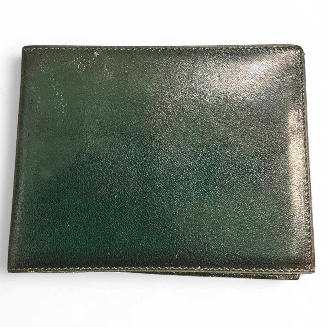 Vintage Rolex Dark Green Leather Wallet. Slight Imperfections