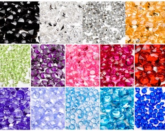 Diamant Kristalle in verschiedenen Größen und Farben gemischt zu je 100g