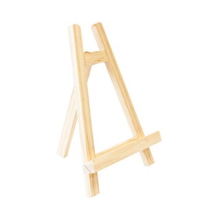 Mini wooden easel, wooden stand, 18 x 12 x 4 cm image 2