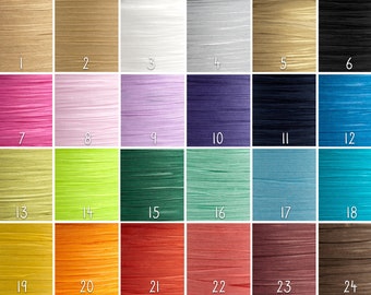 Papier Raffia 7 mm x 100 Meter Rolle in vielen Farben