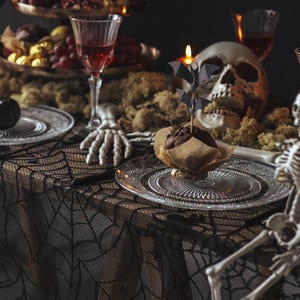 Halloween Tischdecke Wasserdicht - Kürbis & Geister Design Für Gartenpartys | Festliche Deko