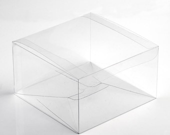 10 Boxen transparent diverse Größen