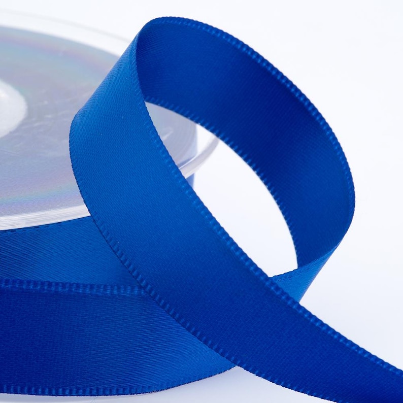 Double satin ribbon in many colors and thicknesses, sold by the roll image 18