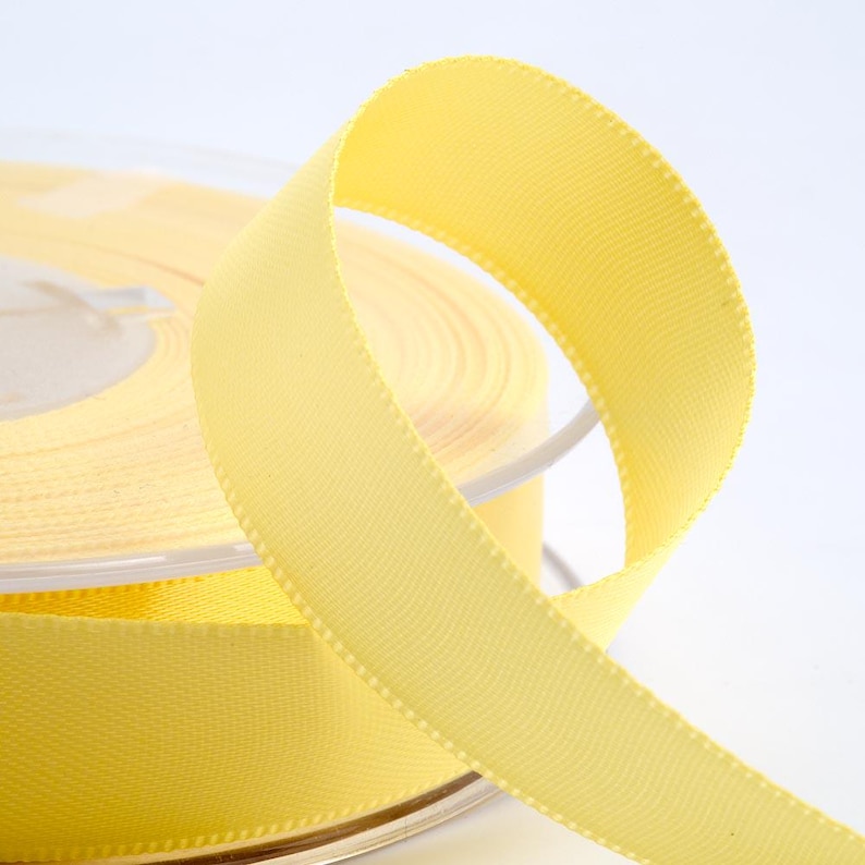 Double satin ribbon in many colors and thicknesses, sold by the roll image 4