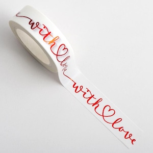 Washi Tape LOVE 15 mm x 10 m Rolle