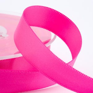 Double satin ribbon in many colors and thicknesses, sold by the roll image 17