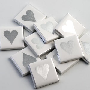 Wedding or heart chocolate bars in different colors image 6