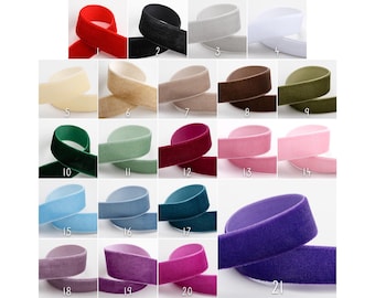 Samtband verschiedene Breiten und Farben