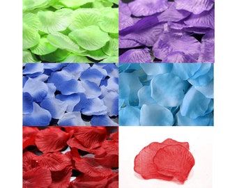 Stoffrosenblätter 100 Stück, verschiedene Farben zur Auswahl