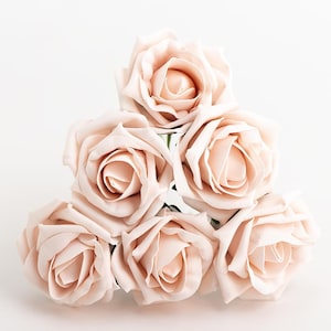 Foam Rosen Schaumstoff Rosen 5 cm, Bund mit 6 Stück Bild 5