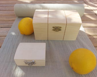 Holz Truhe 13,5 cm oder  7 cm