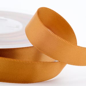 Double satin ribbon in many colors and thicknesses, sold by the roll image 8