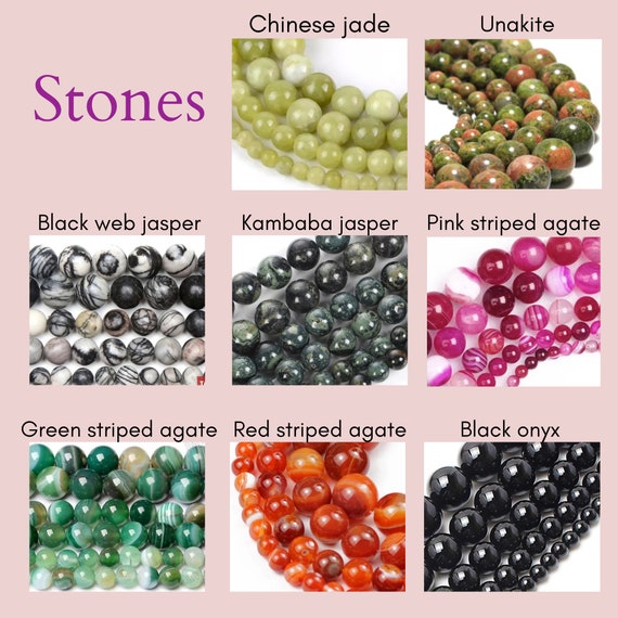 2 Hair Sticks With Gemstones for Thin or Thick Hair, Copper