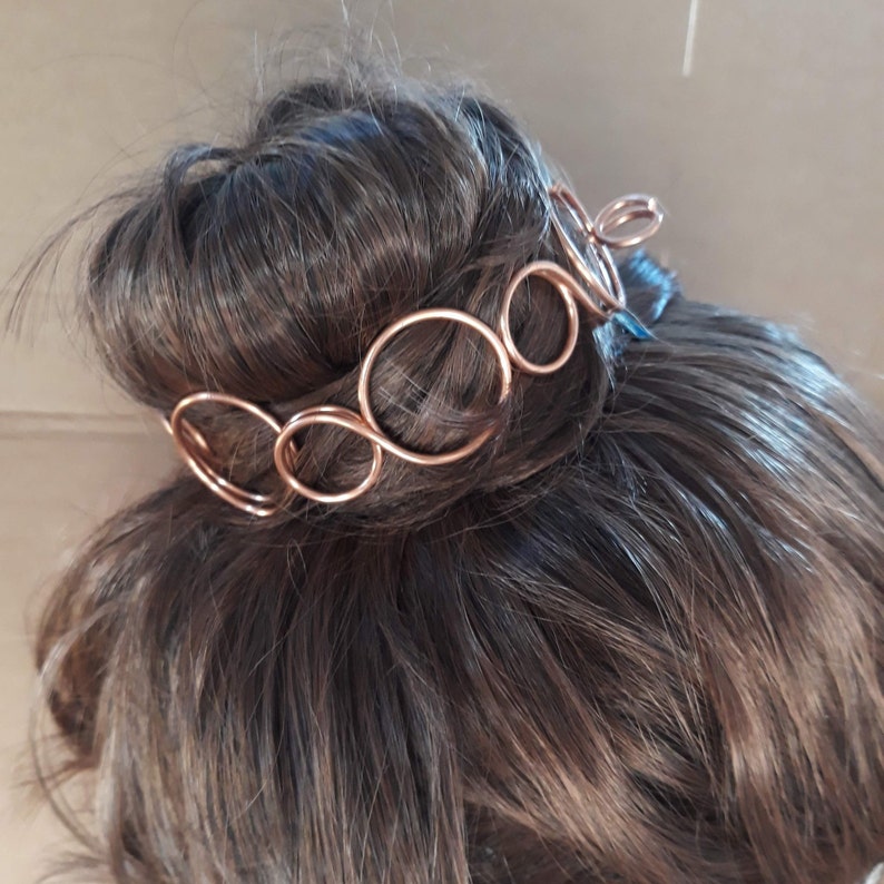 Circular Hair Clip Extensible Hair Clip Extendable Hair Etsy