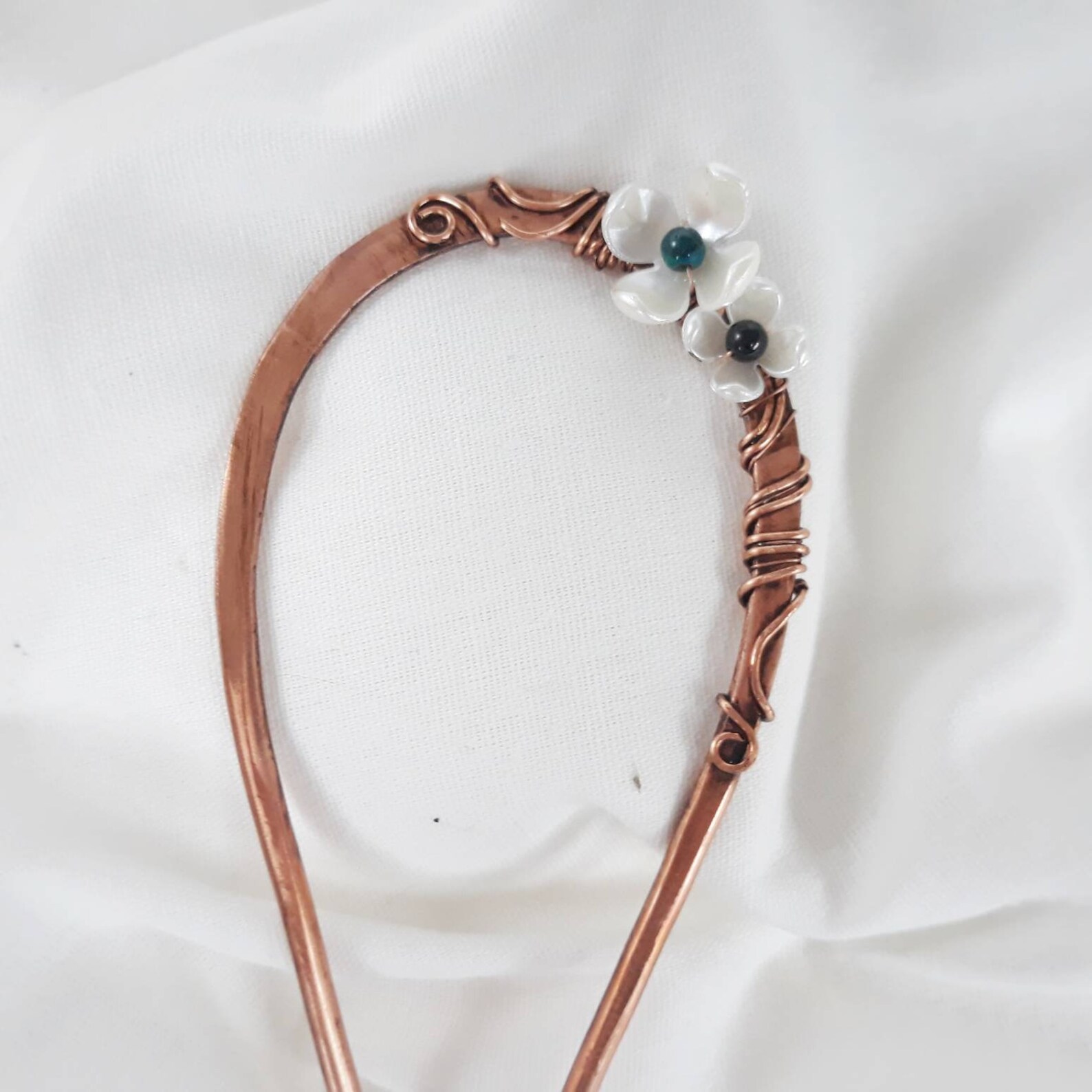 Floral Hair Sticks Bun Holder Decorative Hair Pin for Long Etsy