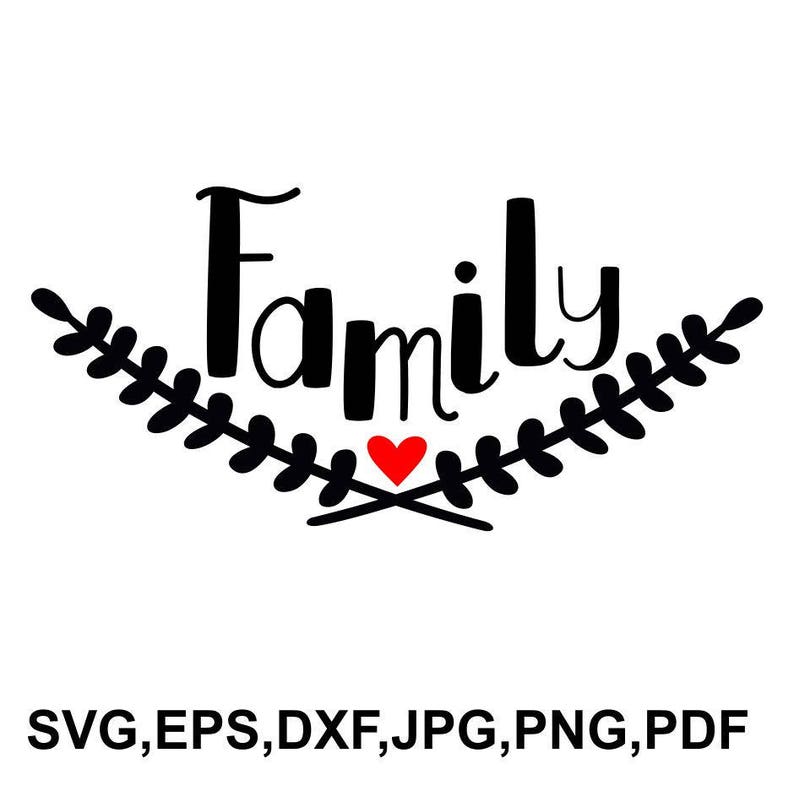Download Family SVG file family cricut file family wall art | Etsy
