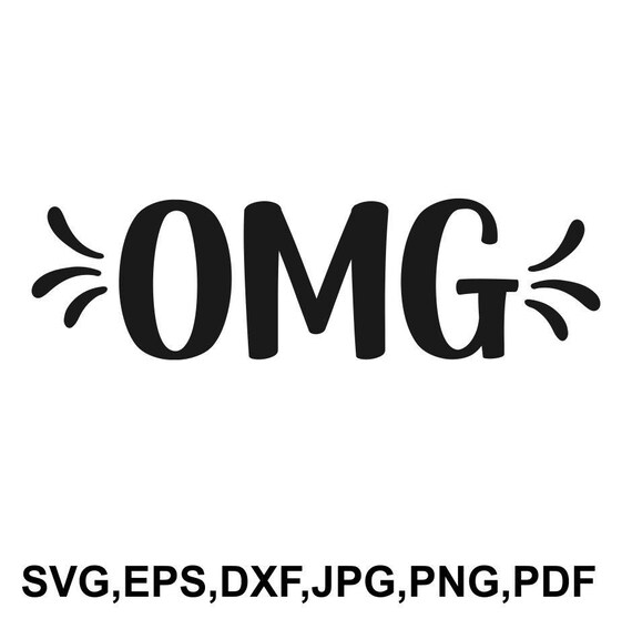 Omg SVG File omg Cricut File Omg Printable and Cut Mom | Etsy UK
