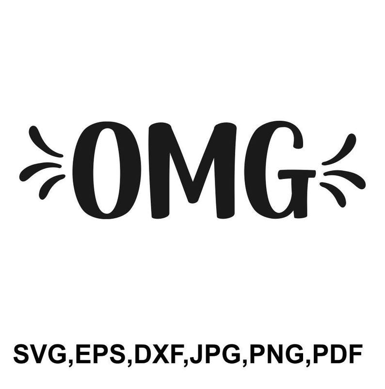 Omg SVG File omg Cricut File Omg Printable and Cut Mom - Etsy Norway
