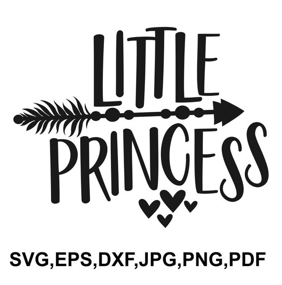 Download Little Princess Svg File Heart Princess Cricut Design File Etsy