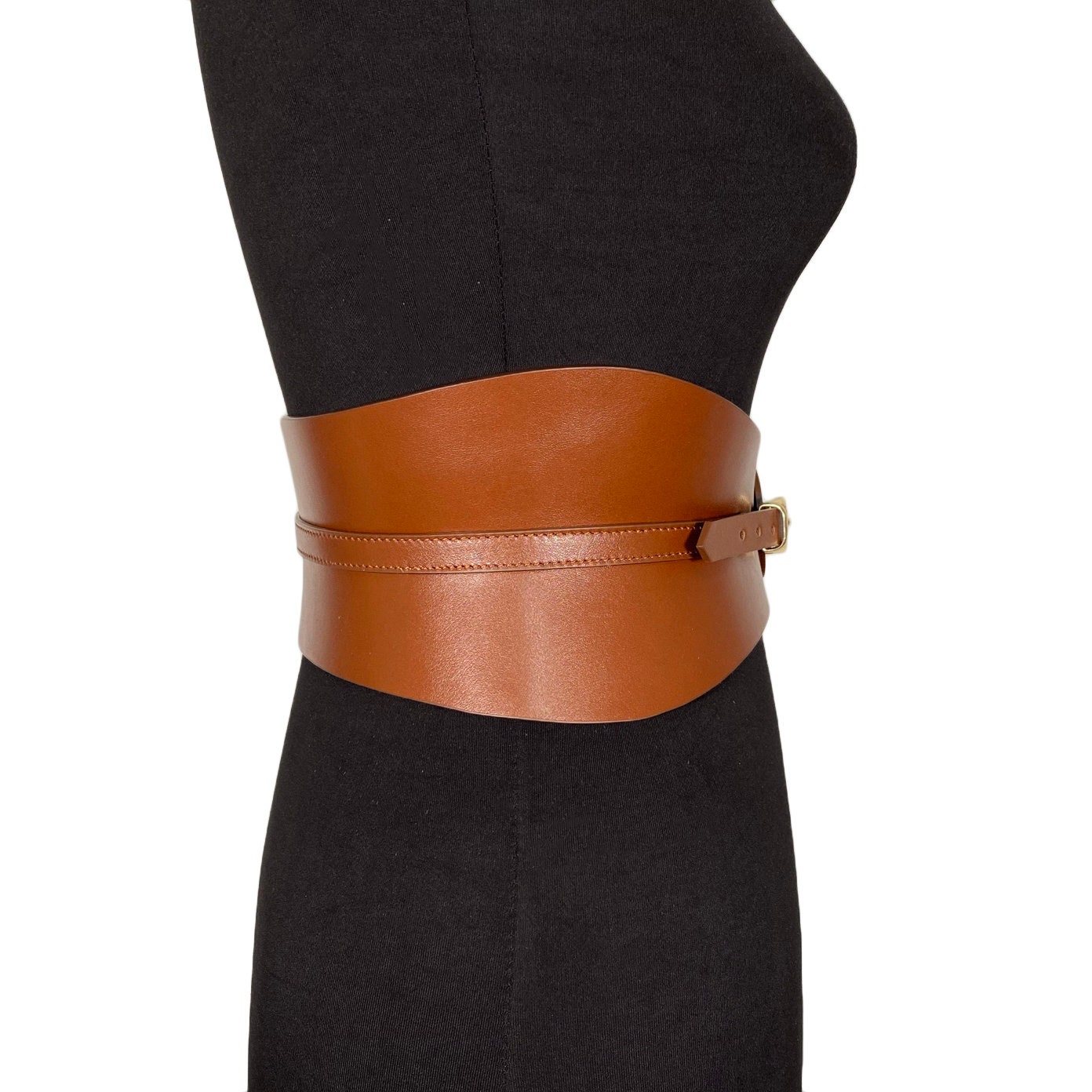 XXS5XL Brown Leather Belt Autumn Wide Belt Wrap Leather Etsy