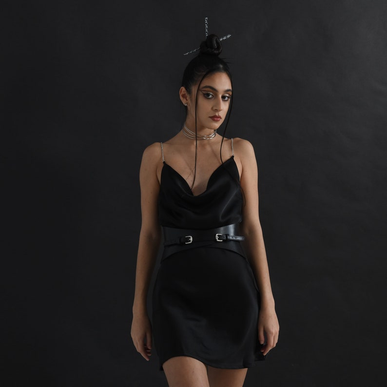 XXS5XL Black Leather Belt Autumn Wide Belt Wrap Leather Etsy