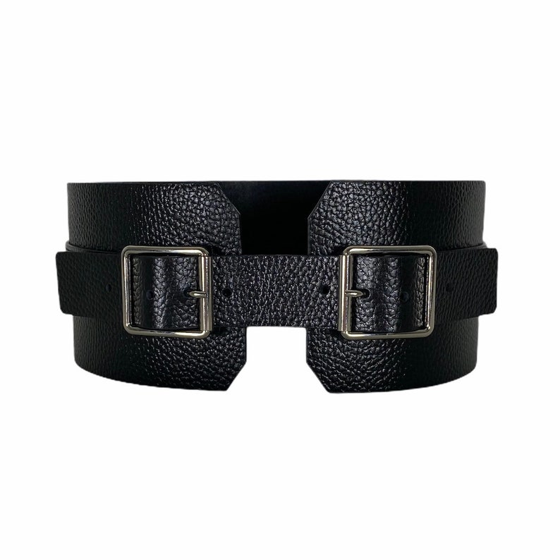 XXSXXXL Black Leather Wide Waist Belt Plain Leather Waist Etsy