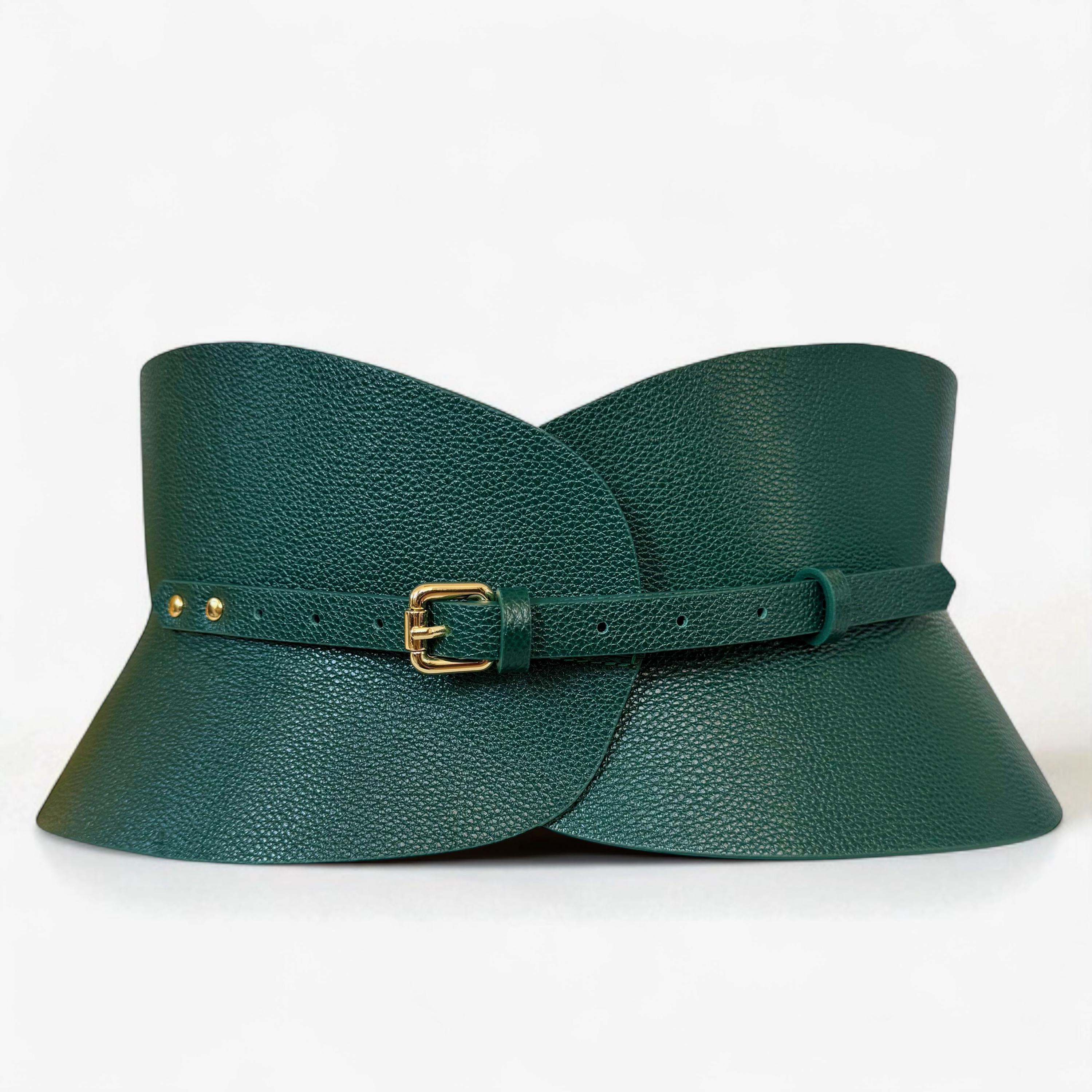Alice + Olivia Red Genuine Leather Bow Waist Belt Size M Made in Italy aliceandolivia every woman can find something to love  main image 2
