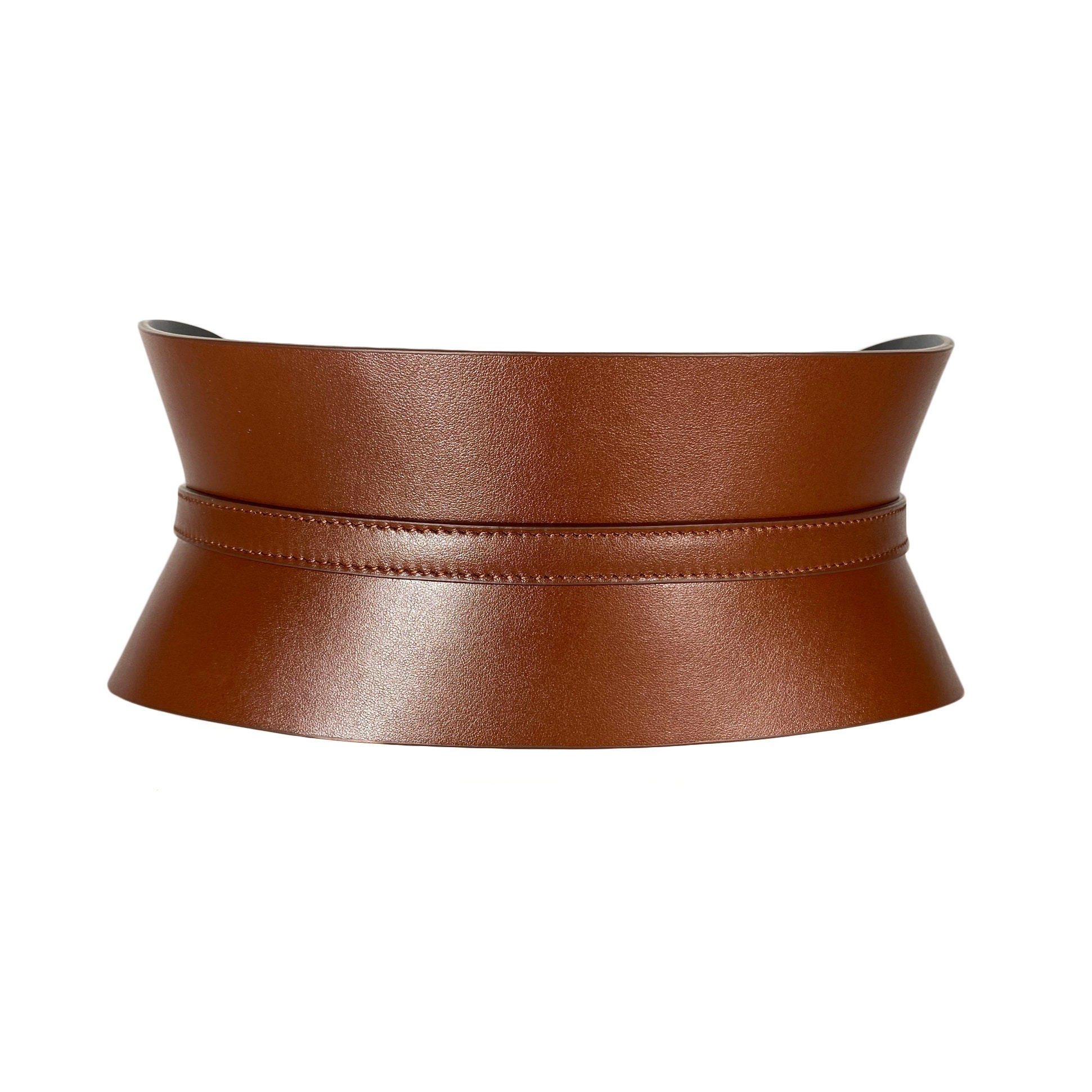 XXS5XL Brown Leather Belt Autumn Wide Belt Wrap Leather Etsy