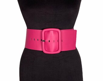 thick pink belt