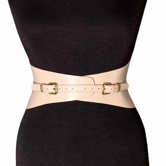 XXS 5XL Nude Leather Belt Autumn Wide 