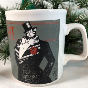 Lot De 4 Mugs Vintage Staffordshire Potteries - Céramique Fleurie Made In England
