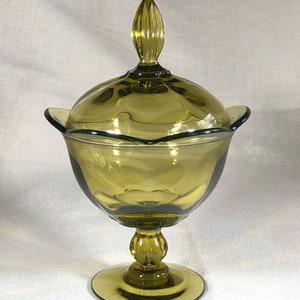 Tiffin-Franciscan Footed Candy dish with Lid