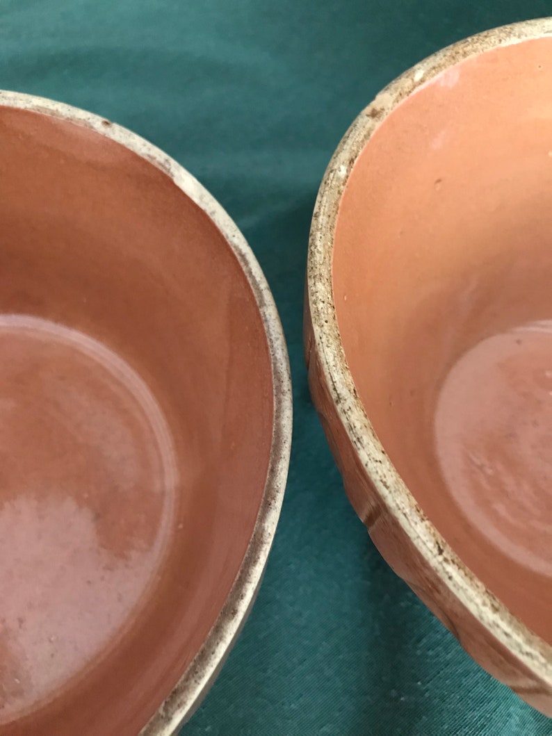 Watt Pottery 1930s Mixing and Oven Ware Bowls With Cover Etsy