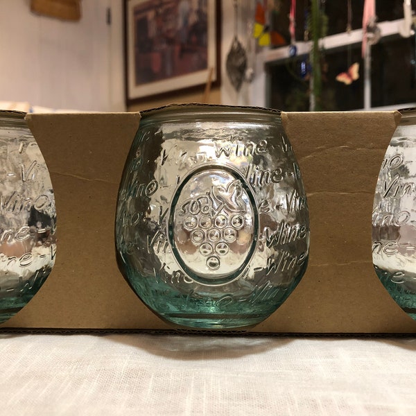 Recycled Glassware Etsy