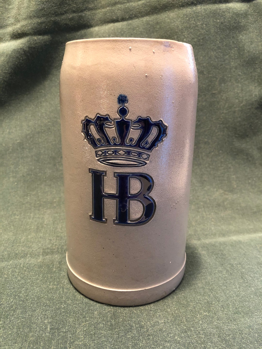 HB German Beer Stein Blue Logo 1L Etsy