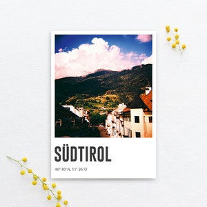Carte postale du Tyrol du Sud