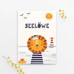Postkarte Seelöwe