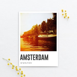 Carte postale d'Amsterdam