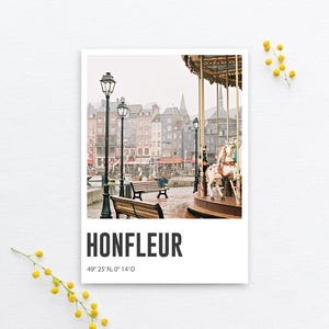 Cartão postal de Honfleur